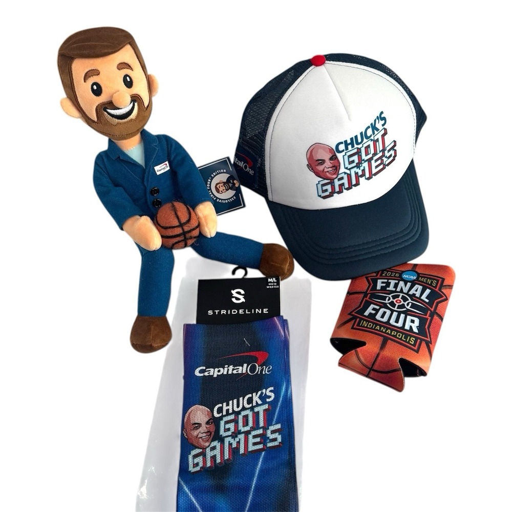 2026 NCAA Final Four Indianapolis Merch Souvenirs Bundle Hat + Socks+ Plush+